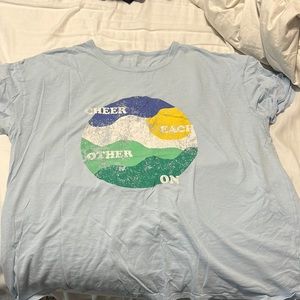 Distressed Oversized Graphic Tee